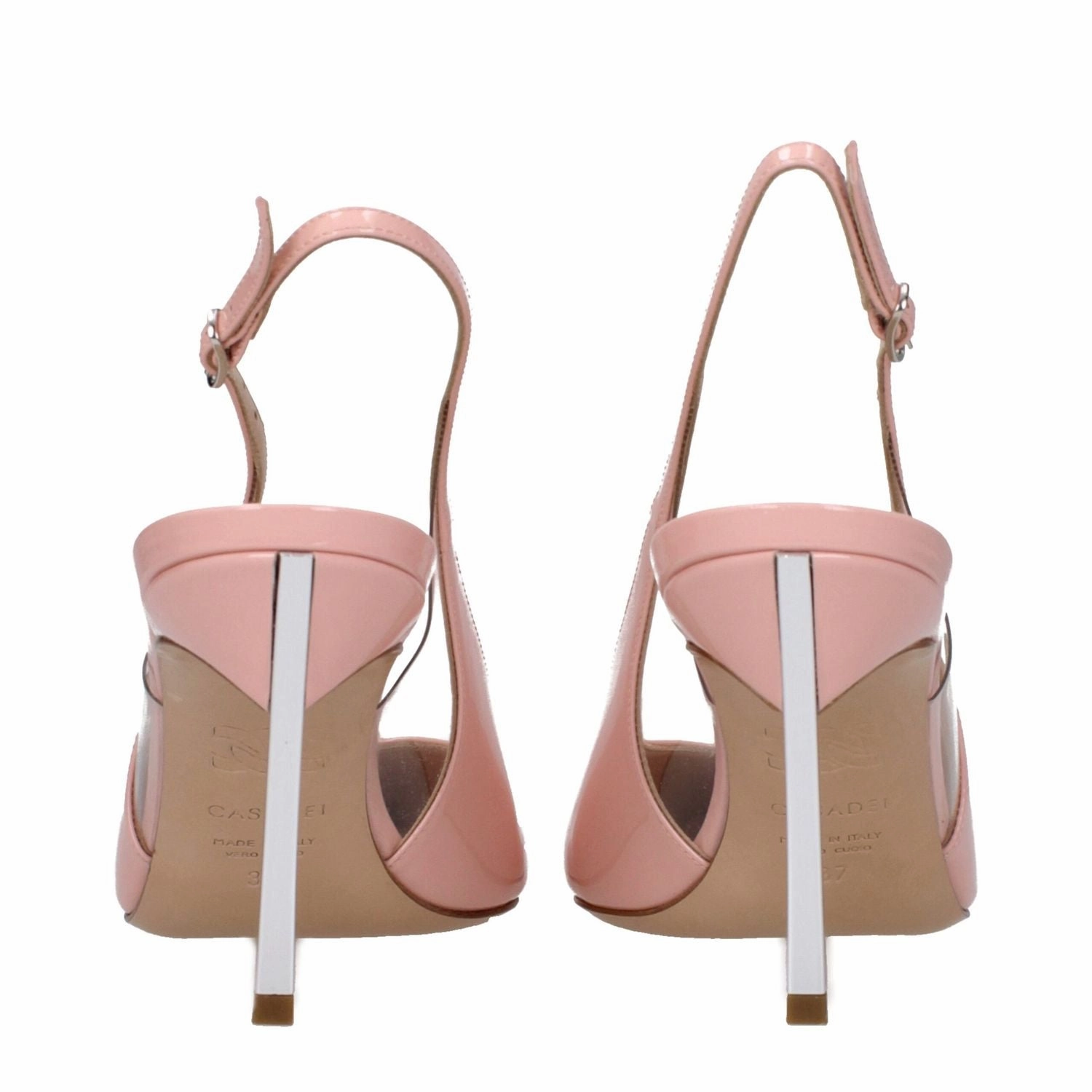 Casadei Pink Leather High Heel Pumps Keen Sandals