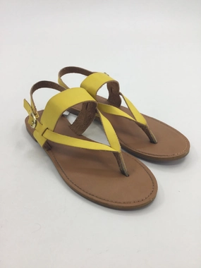 Cat & Jack Child Size 3 Youth Yellow Sandals/Flip Flops Flip Flops Primark