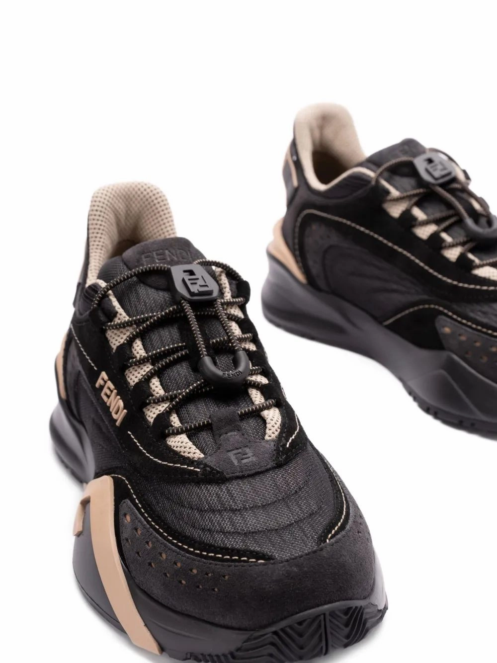 Sneakers River Phoenix FENDI Cashmere Sneaker for Women - FW25 Collection