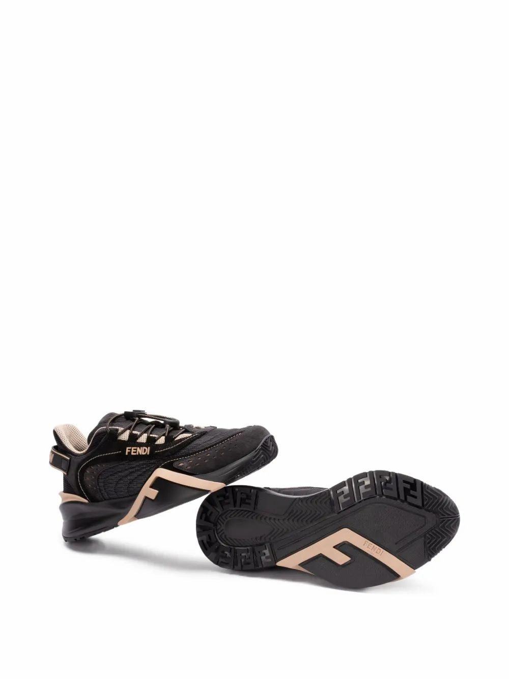 FENDI Cashmere Sneaker for Women - FW25 Collection Swoosh Sneakers