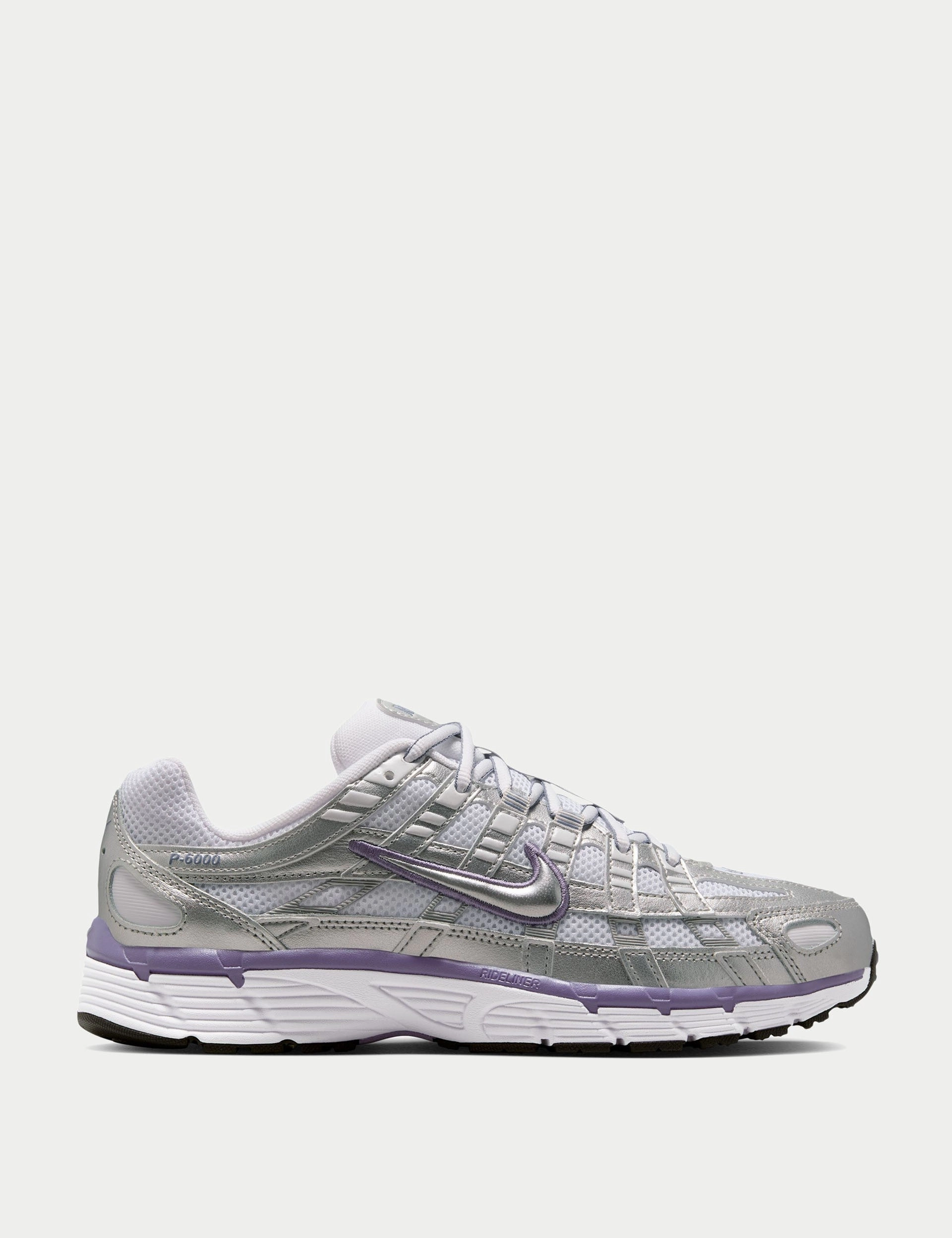 Asics 2e Shoes P-6000 Shoes - Metallic Silver/World Indigo/White/Black