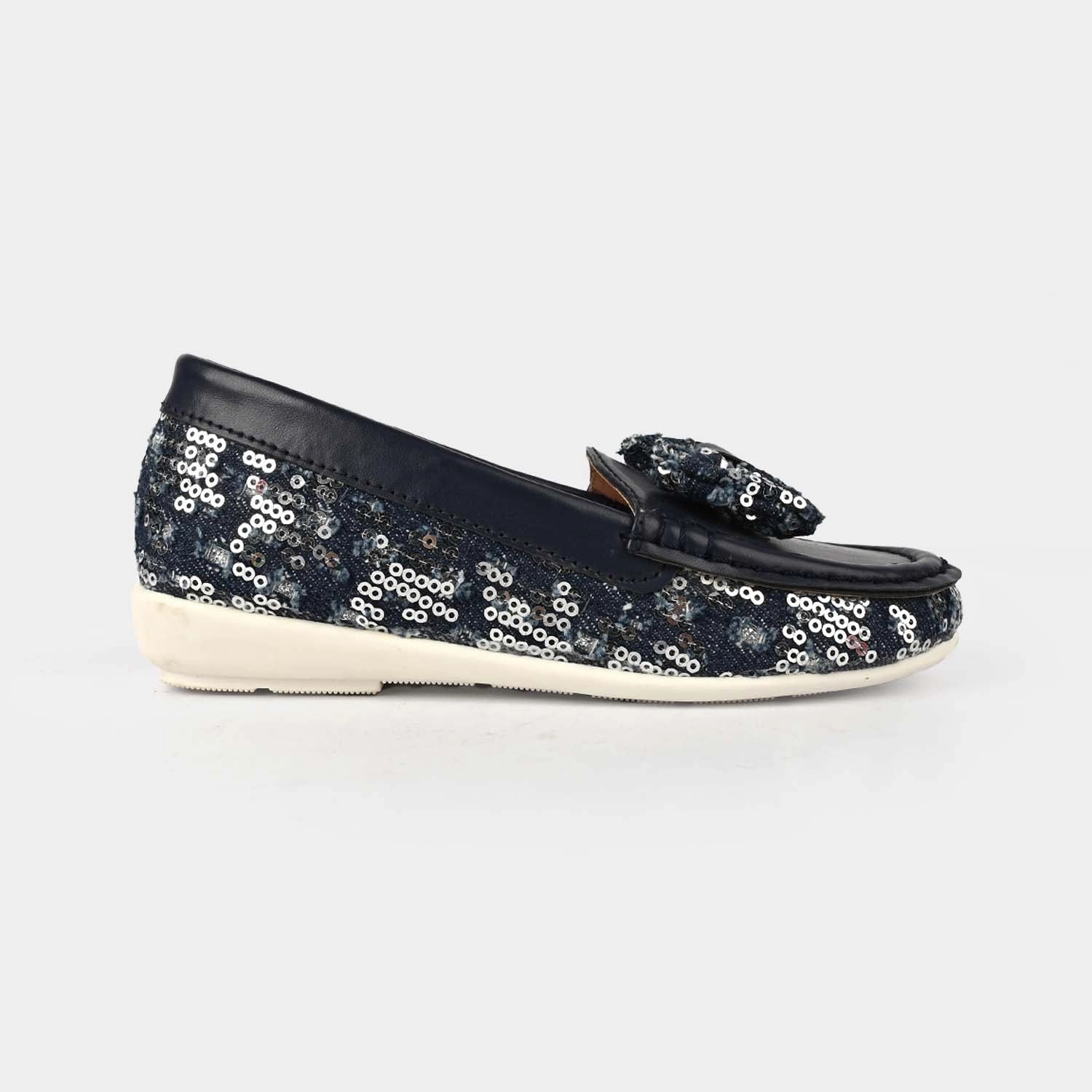 Girls Loafer JV-11-NAVY Gucci Loafers Horsebit