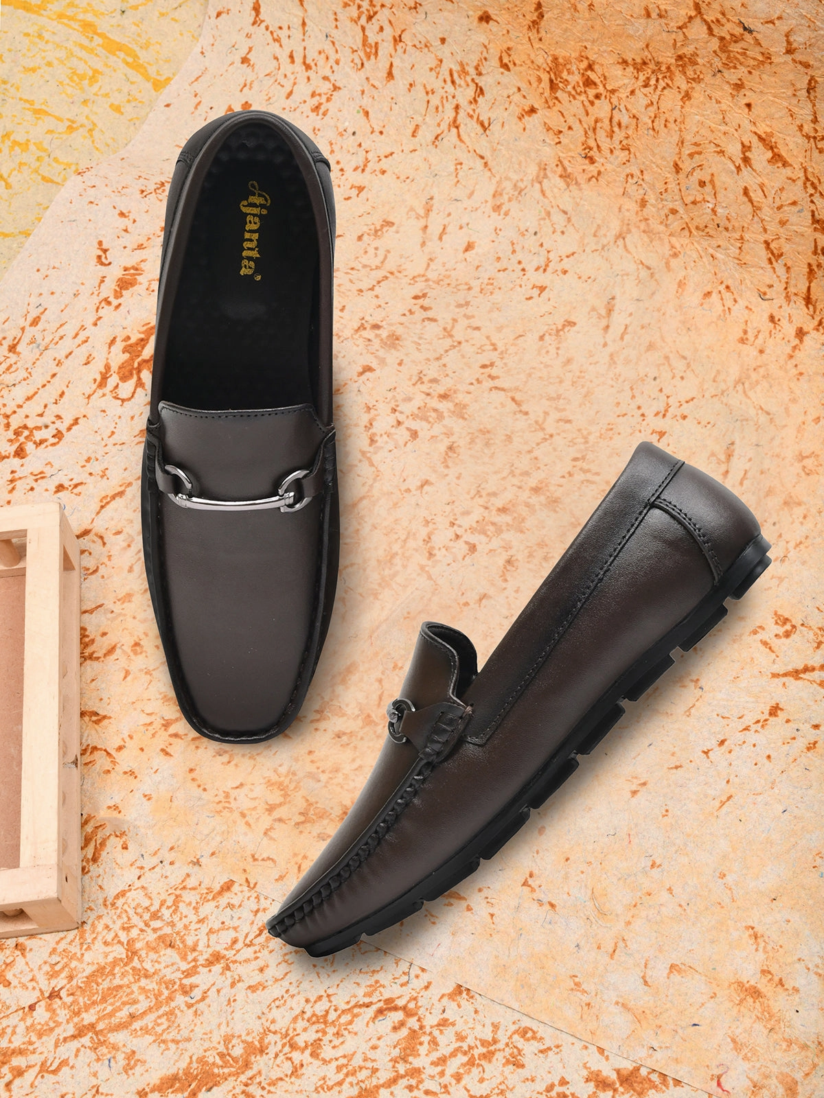 Celeb Loafers Ajanta Men Loafers / Mens Anti-Skid Loafers / Non-Slip Formal Shoes for Daily Comfort & Style EG4004