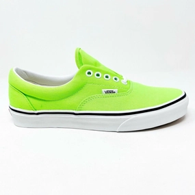 Casual Shoes Summer Vans Era (Neon) Gecko Green True White Womens Casual Shoes Sneakers