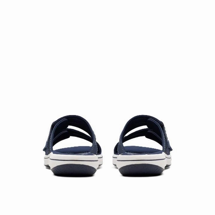 Sandals Good For Flat Feet Clarks Women's Breezey Eve H Navy Sandals