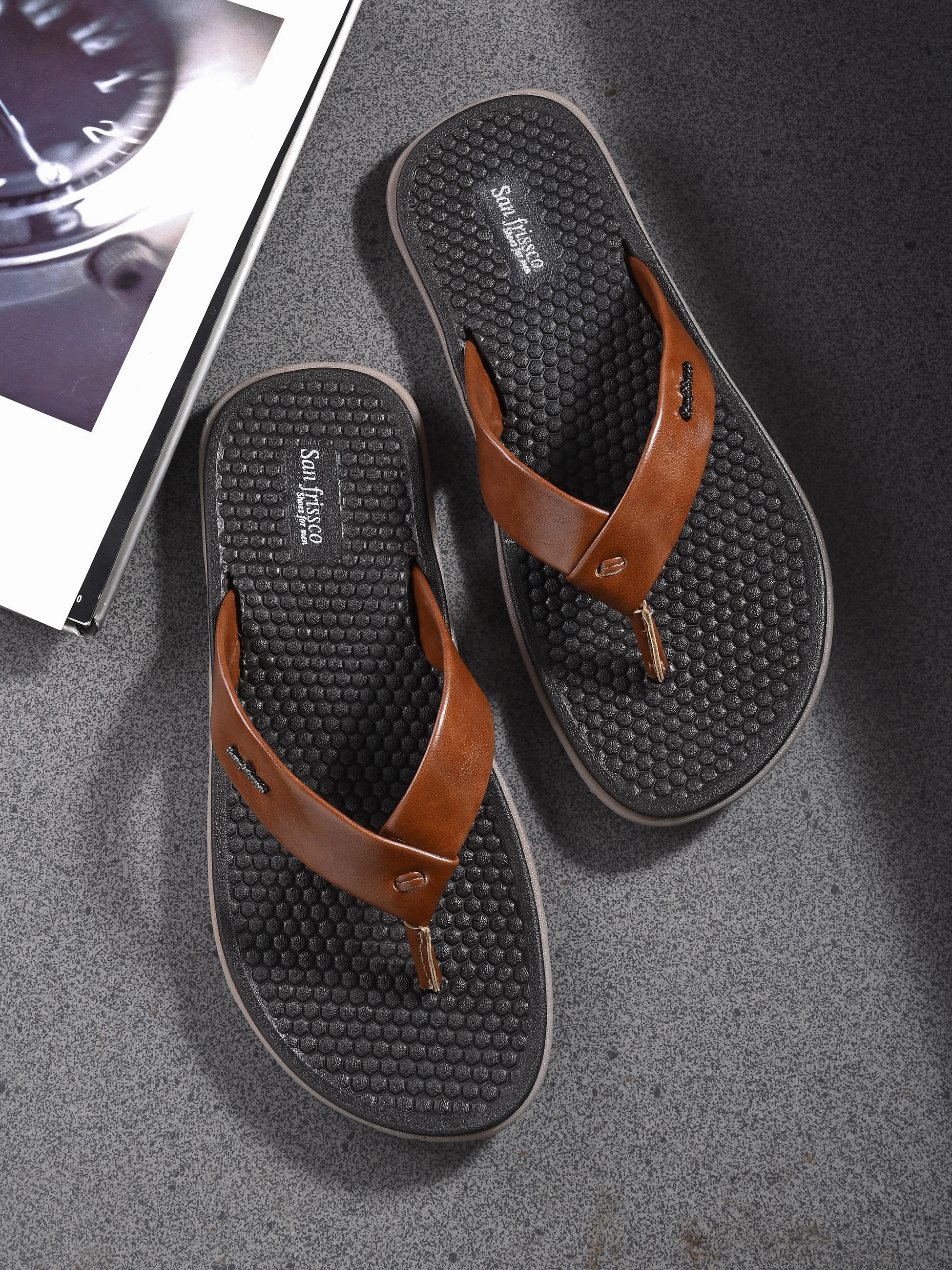 Ignite Slide Sandals Matrix Tan Casual Slippers