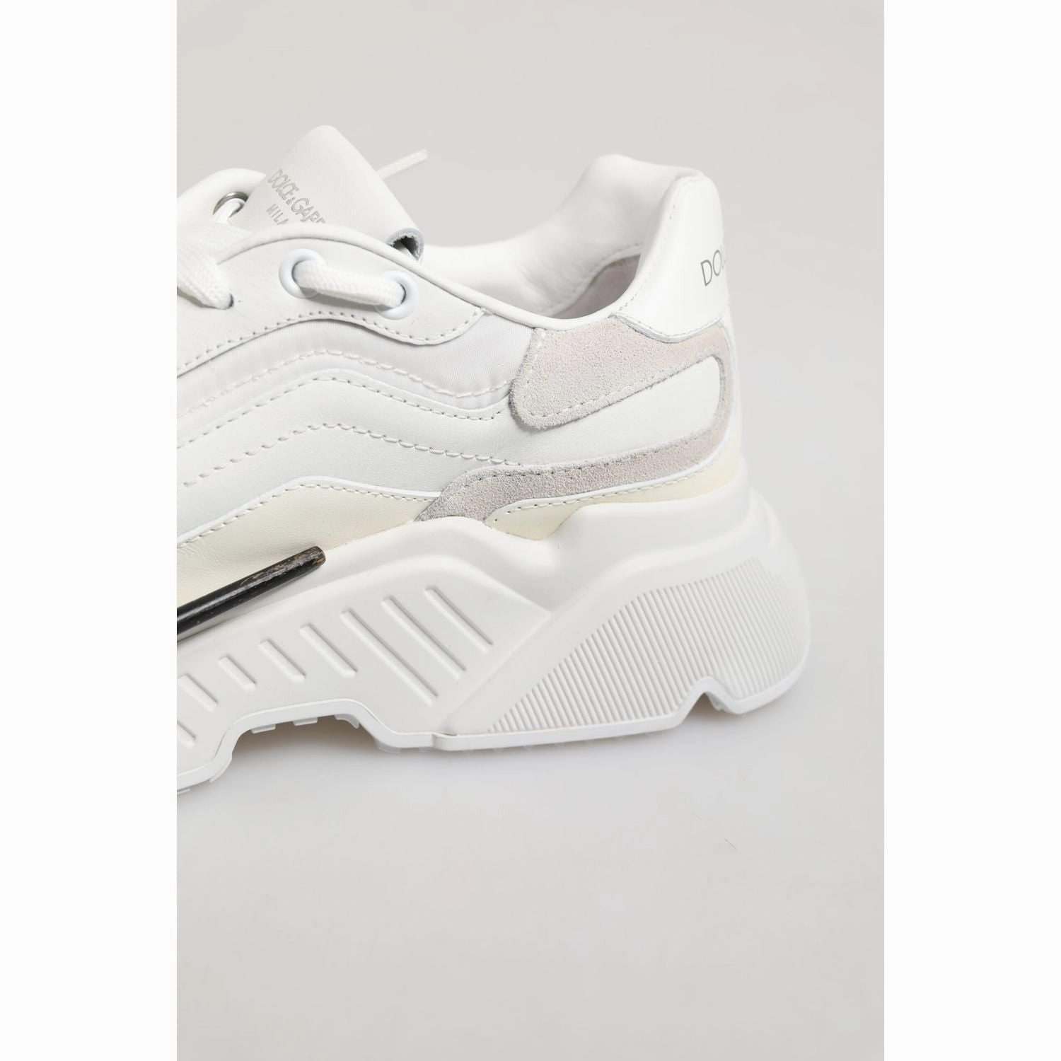 Dolce & Gabbana White Daymaster Low Top Mens Sneakers Shoes Topo Sneakers