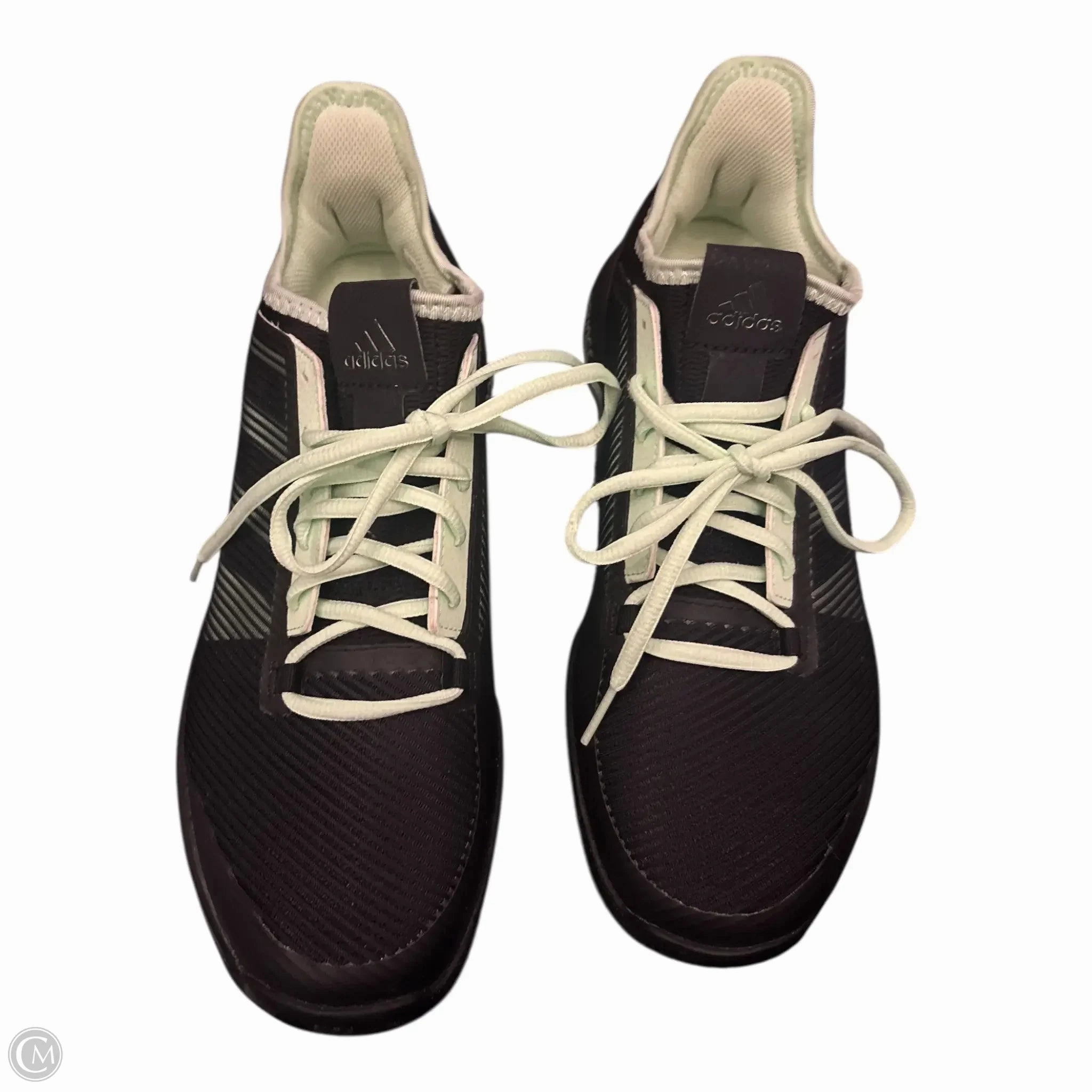 Adidas Shoes Without Laces Shoes Athletic By Adidas In Black & Green, Size: 8.5