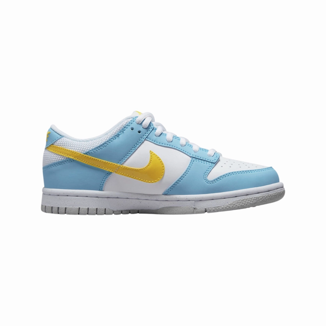 Asics Shoes Running Shoes Nike Dunk Low GS Homer Simpsons 2022 White Blue Yellow