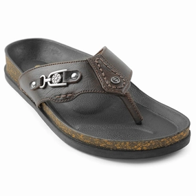 Healers Brown Casual Slipper For Men CSS-28E By Liberty Ugs Slippers