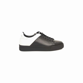 Cerruti 1881 Black Cowhide Men Sneaker Jg Shoes Flats