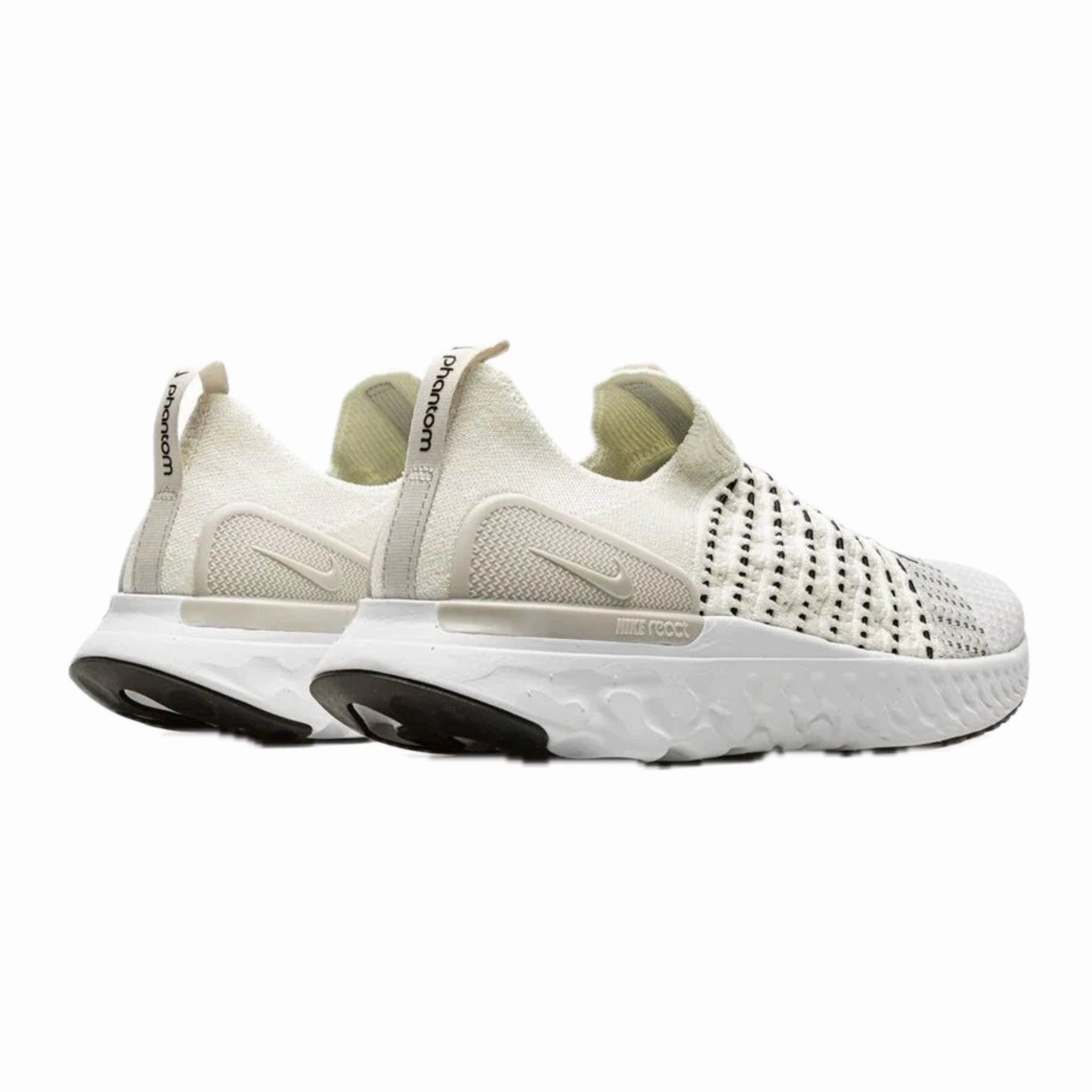 Asics Gel Cumulus 18 Running Shoe Nike React Phantom Run Flyknit 2 Sail Light Bone White Black