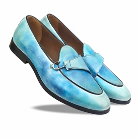 Loafers With Soles Belgian Loafers Blue Mortiz