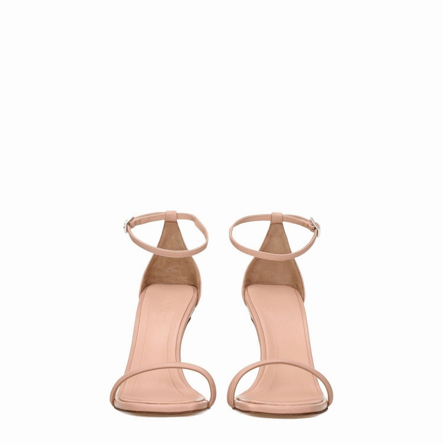 Lanvin Pink Leather Stiletto Heel Sandals Sandals Water