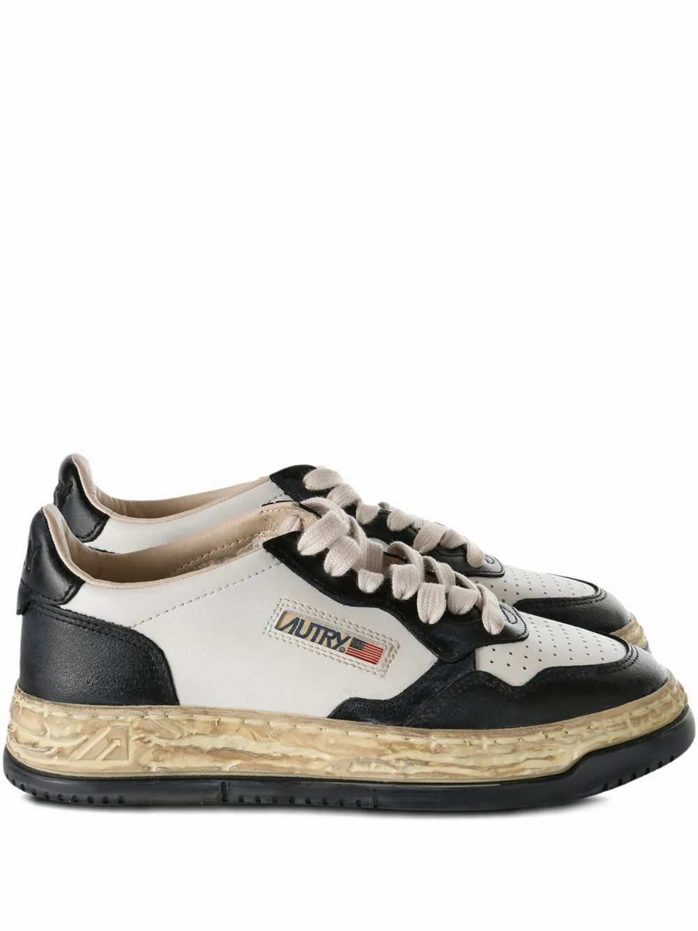 AUTRY X MAISON MIHARA YASUHIRO - Women Super Vintage Low Sneakers Khakis And Sneakers