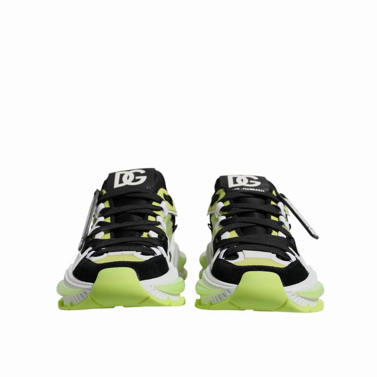 Dolce & Gabbana Multicolor Airmaster Low Top Sneakers Shoes Leather Sneakers High Top