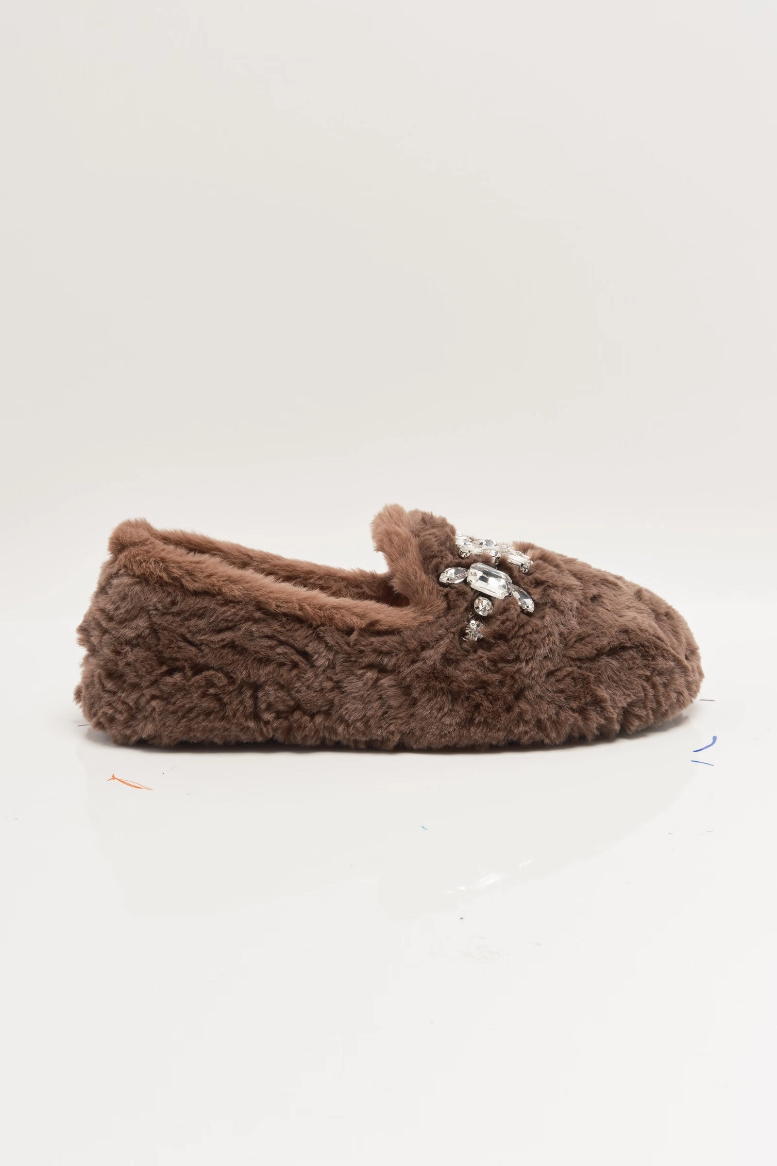 Free People Slumber Party Loafer in Chocolate Yarn For Slippers