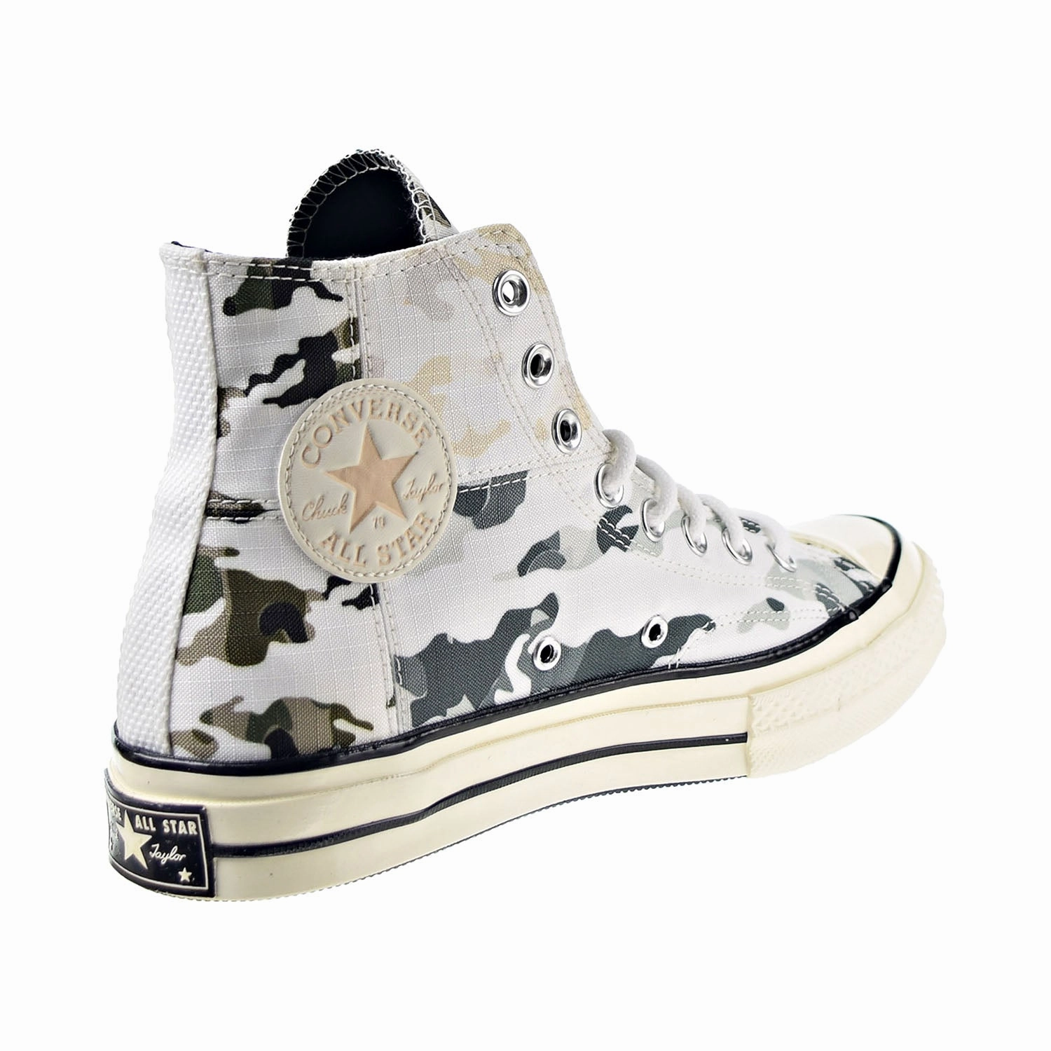 Work Shoes Casual Converse Chuck Taylor All Star 70 Hi "Blocked Camo" Mens Shoes White-Carbon Grey