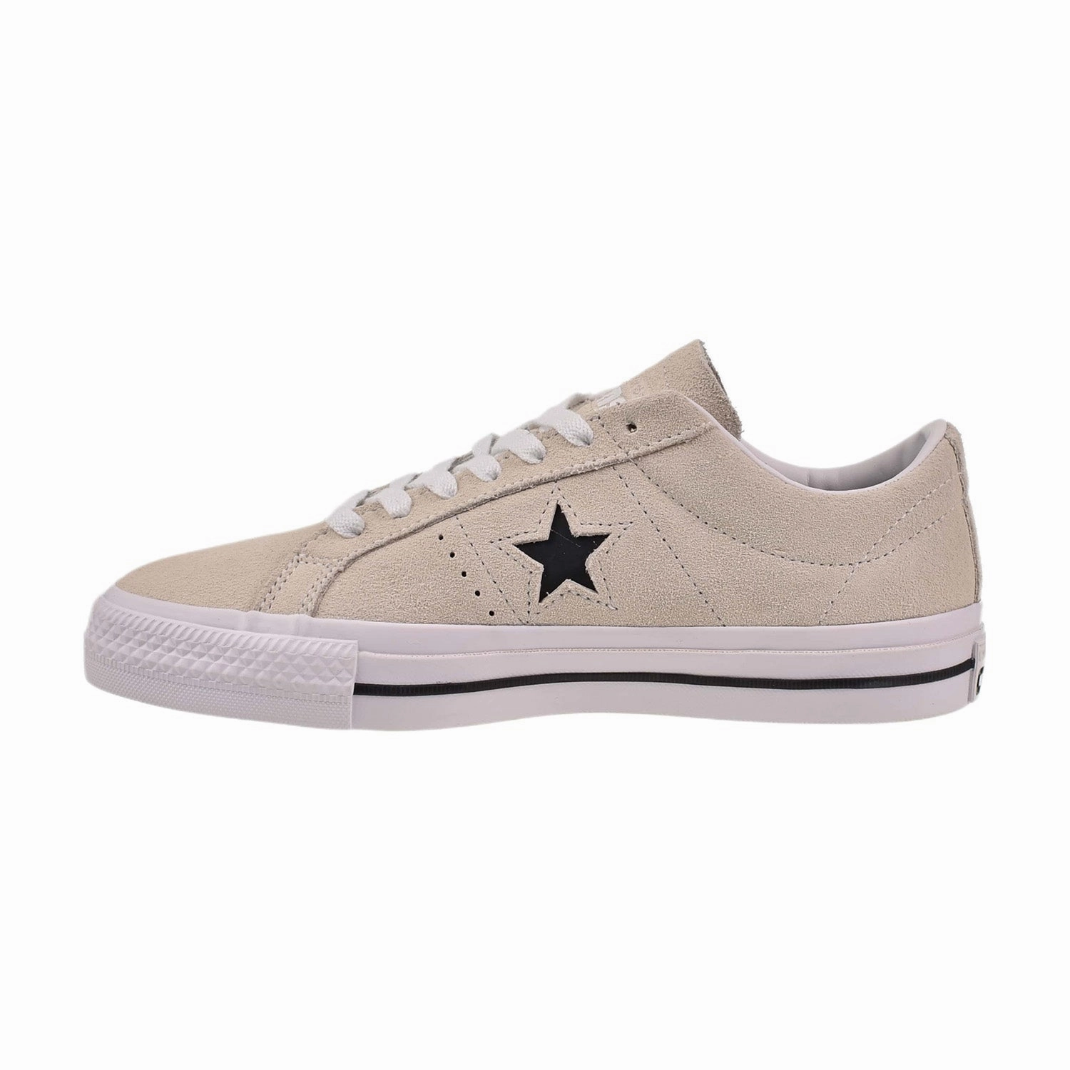 Chuck Taylor High Top Casual Shoes Converse One Star Pro Suede Low Top Men's Shoes Egret-White-Black