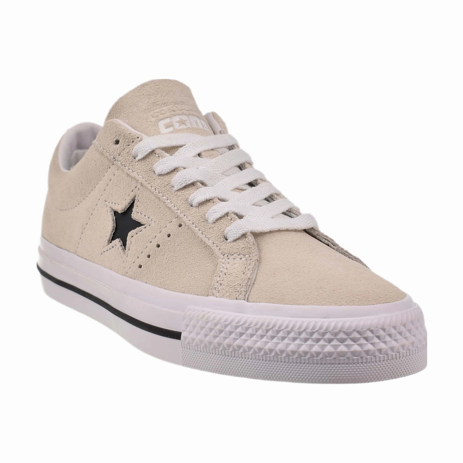 Casual Shoe Trends 2020 Converse One Star Pro Suede Low Top Men's Shoes Egret-White-Black