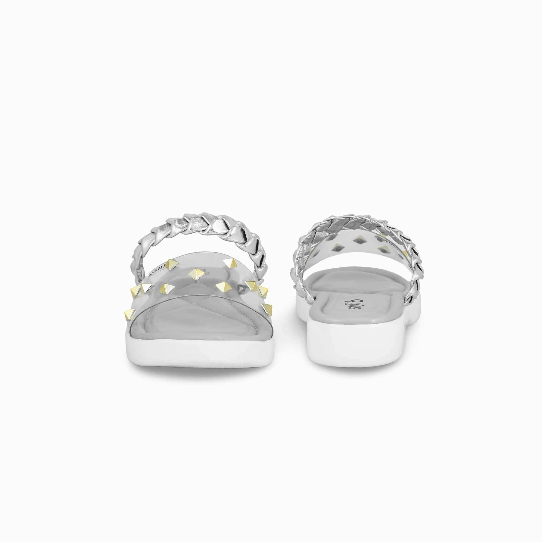 Pictures Of Lady Slippers Silver Formal Slipper PU0472