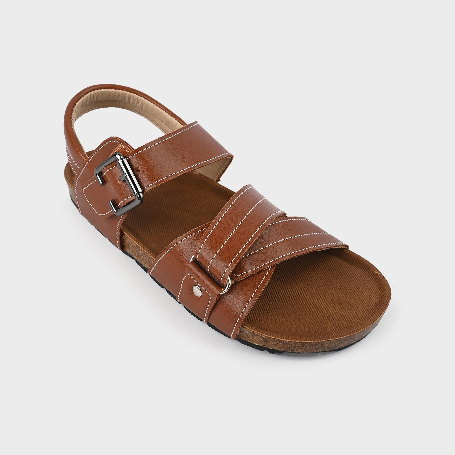 Boys Sandal D-22-BROWN Dark Slides