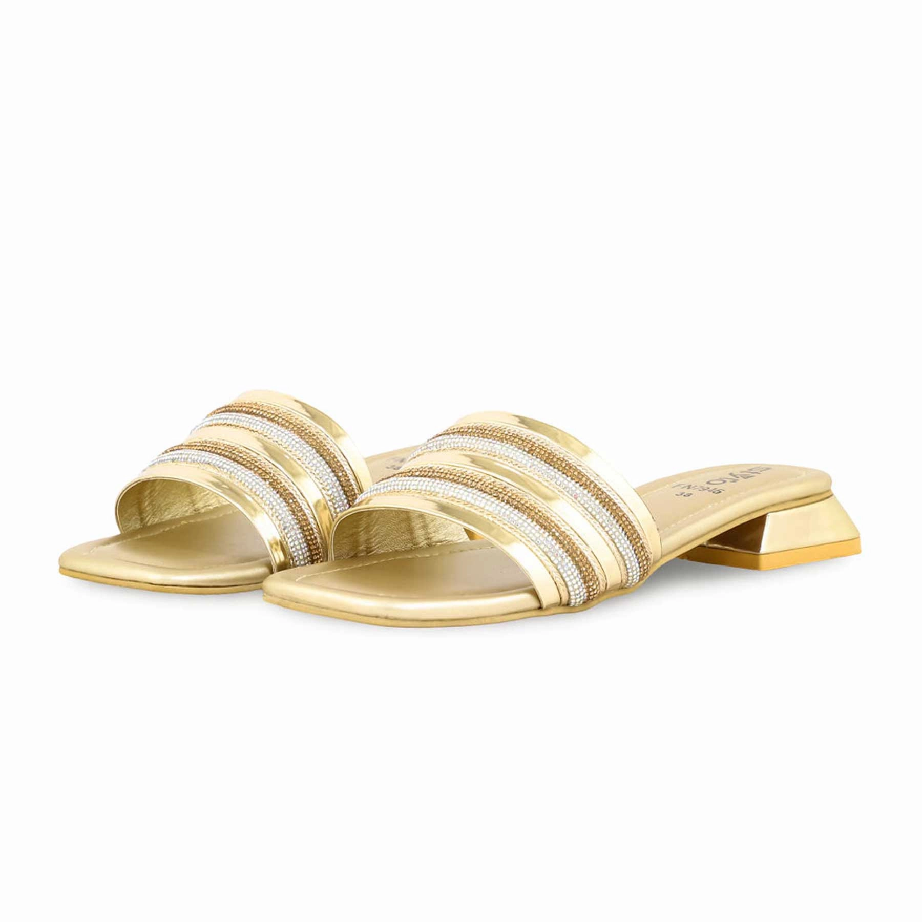 Golden Fancy Slipper FN7946 Slippers With Removable Insoles