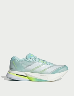 Adidas Samba Og Shoes Adizero Boston 13 Shoes - Semi Flash Aqua/Zero Metallic/Lucid Lemon