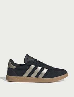 Adidas Samoa Shoes Breaknet Sleek Shoes - Core Black/Cyber Metallic/Gum 3