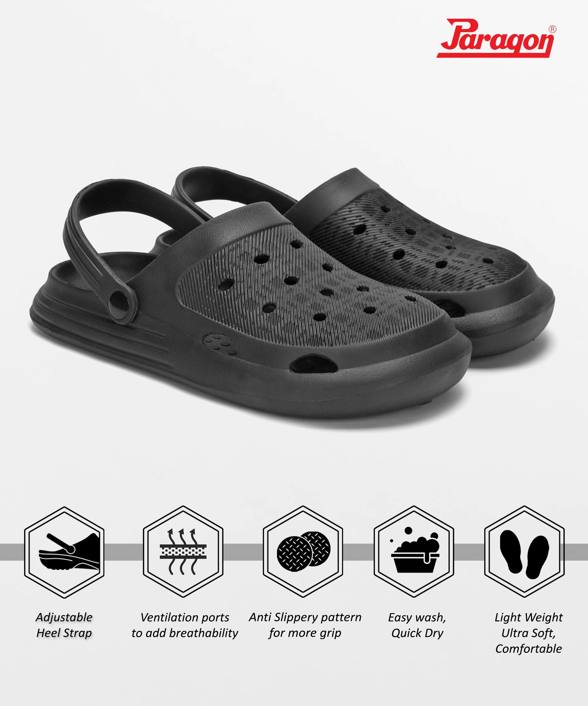 Paragon  K10914G Men Casual Clogs | Stylish, Durable | Casual & Comfortable | For Everyday Use Casual Shoes 2013