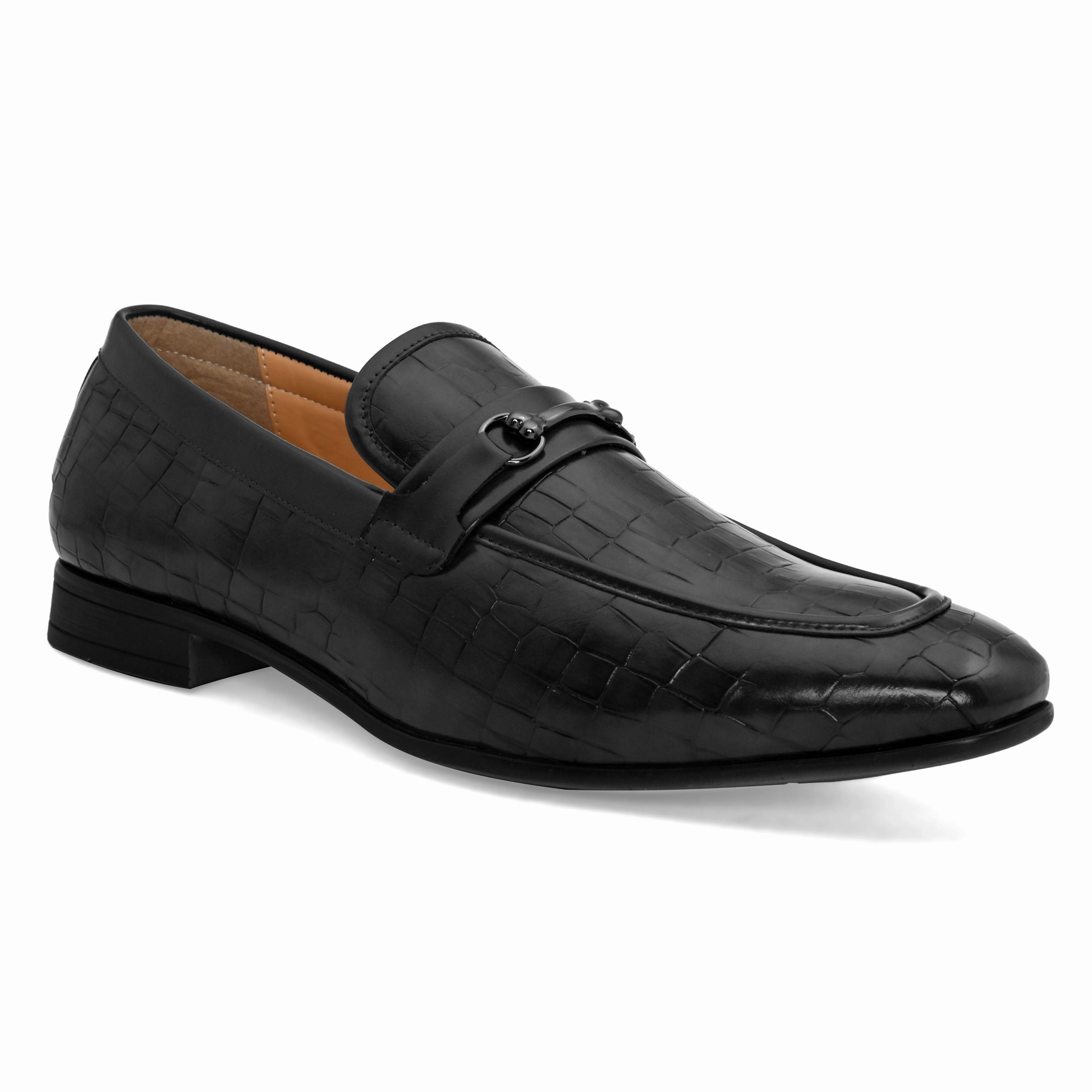 Loafers Socks Dawn Black Buckle Loafers