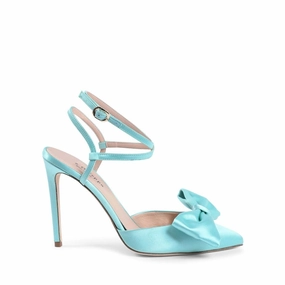 High Wedge Sandals Dee Ocleppo Pink Satin Pumps