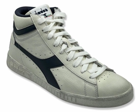 Beat Running Shoes Diadora Game L High Waxed Sneakers in White for Men's