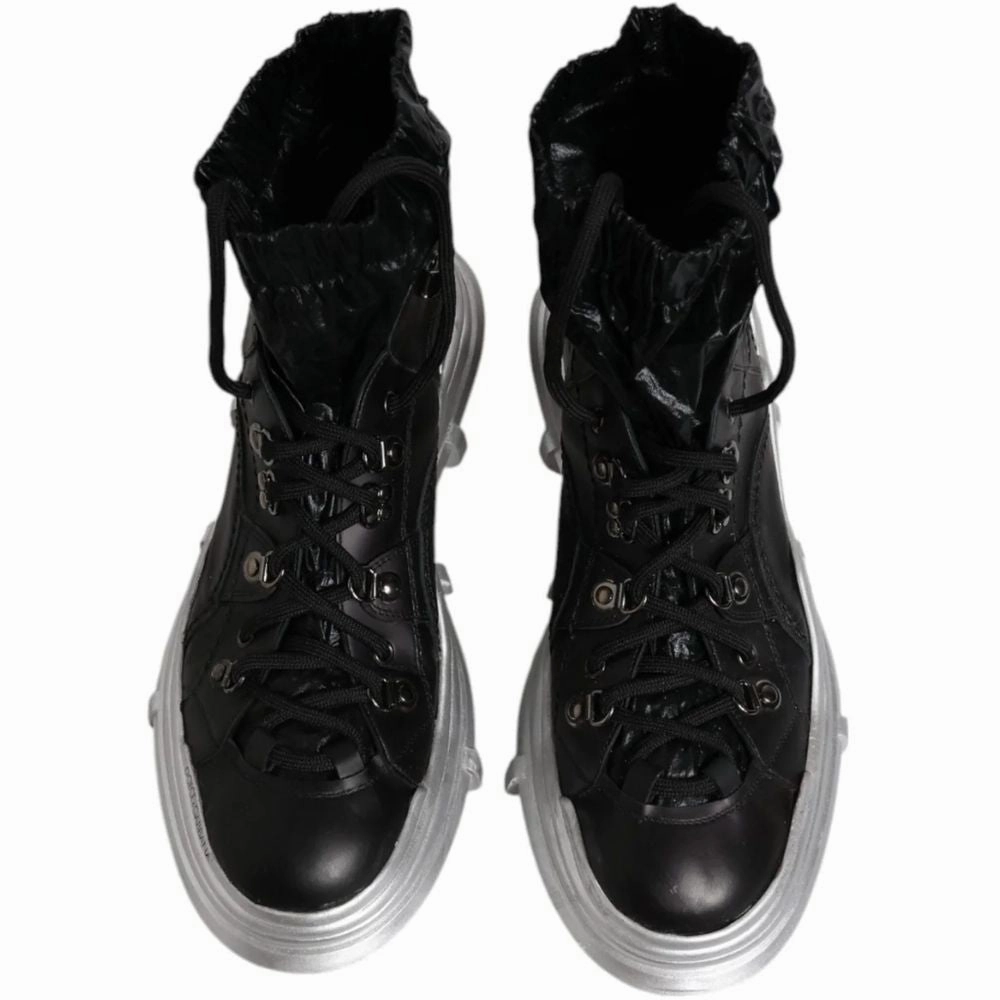 Best Trainer Shoes For Flat Feet Dolce & Gabbana Black Lambskin Men Ankle Boot