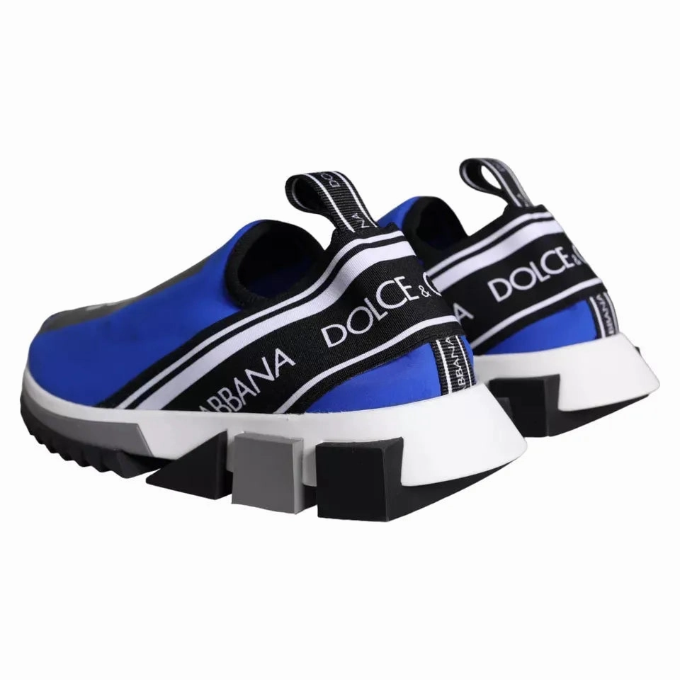 Max Sneakers Dolce & Gabbana Blue Logo Low Top Sorrento Sneakers Shoes