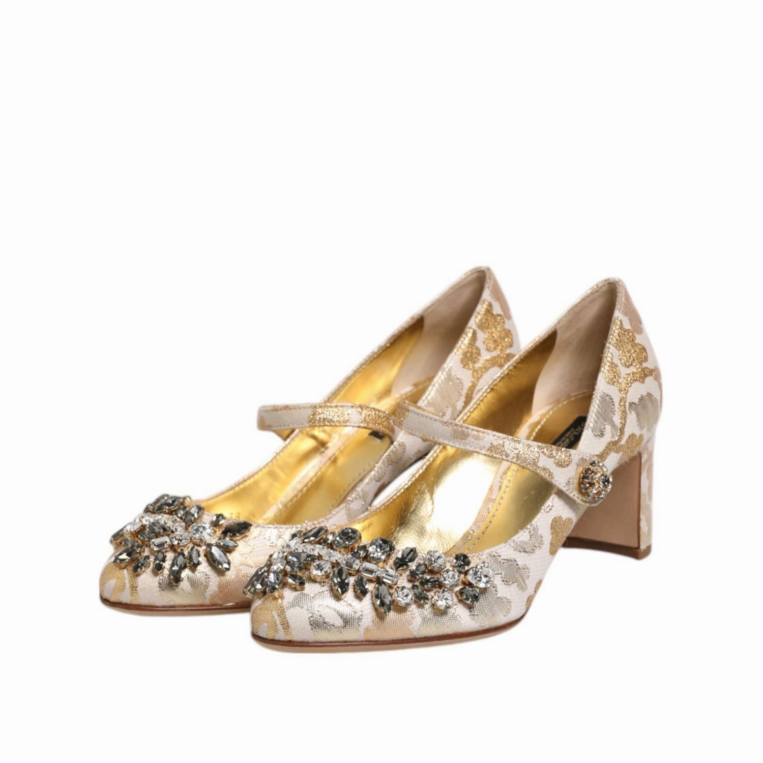 Ecco Yucatan Sandals Dolce & Gabbana Gold Jacquard Crystal Mary Janes Pumps Shoes