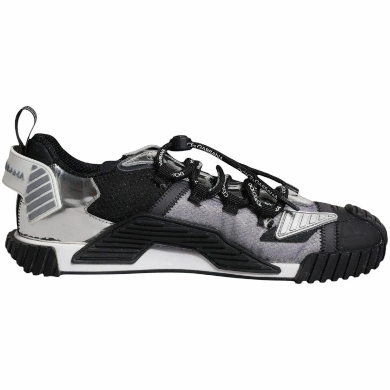 White Jeans White Sneakers Dolce & Gabbana Multicolor Lace Up Low Top NS1 Sneakers Shoes