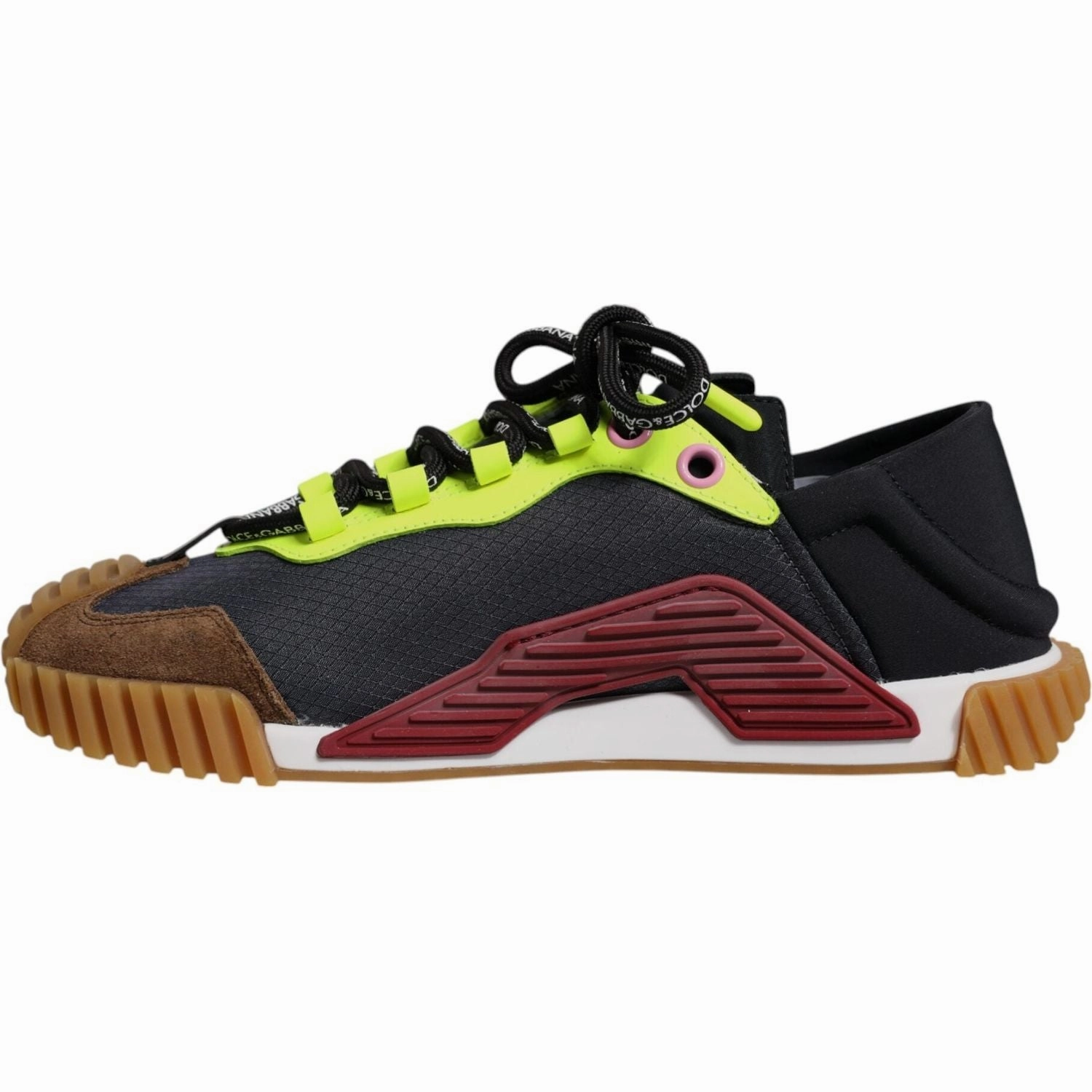 Female Sneakers Dolce & Gabbana Multicolor Nylon Low Top NS1 Sneakers Shoes