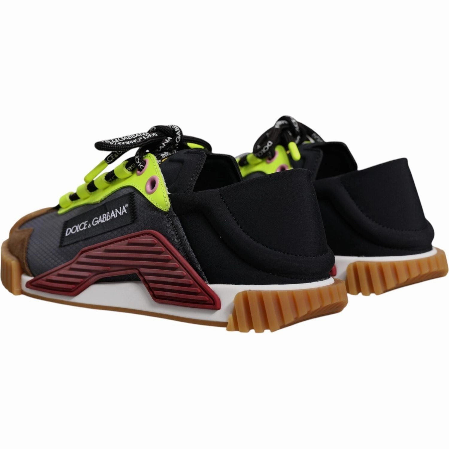 Sneakers For Seniors Dolce & Gabbana Multicolor Nylon Low Top NS1 Sneakers Shoes