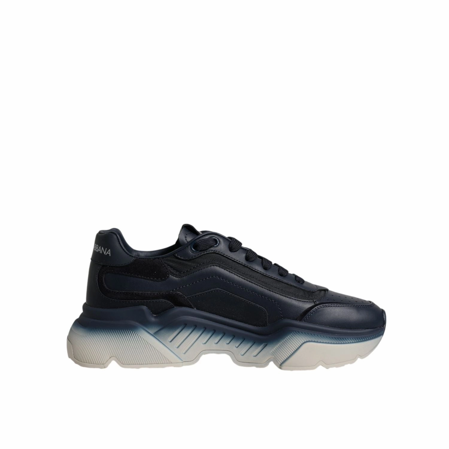 Dolce & Gabbana Navy Blue Daymaster Low Top Men Sneakers Shoes Crocs Sneakers