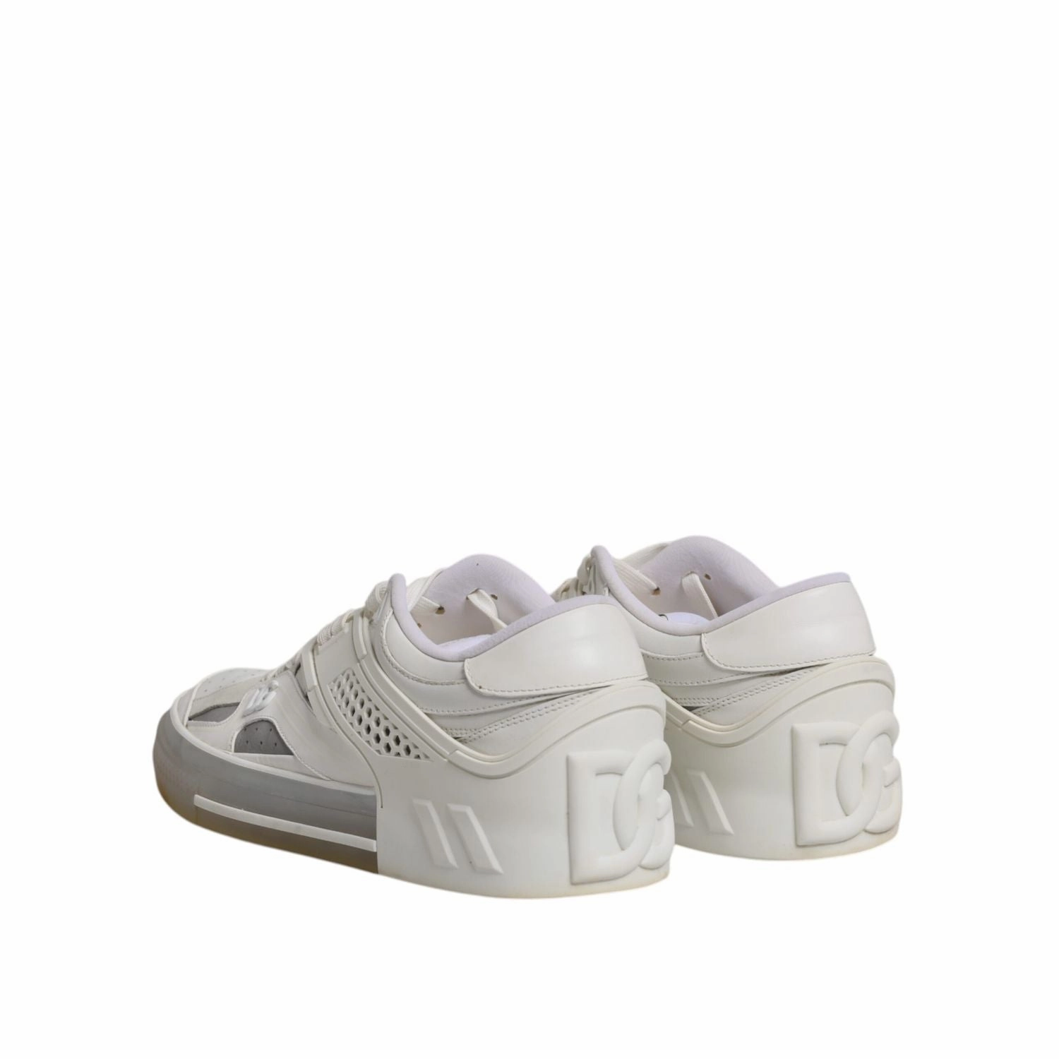 Dolce & Gabbana White DG Logo CUSTOM 2.Zero Sneakers Shoes Penny Sneakers