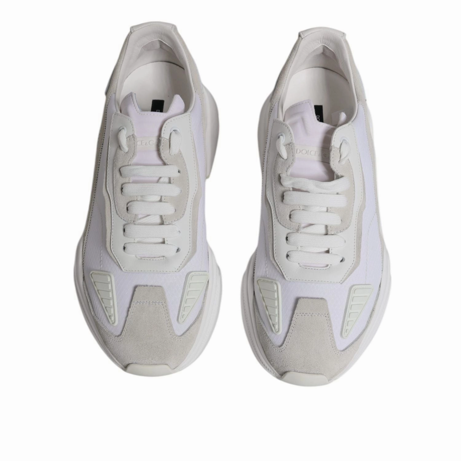 Waffle Debut Sneakers Dolce & Gabbana White Leather Daymaster Low Top Sneaker Shoes