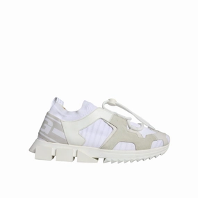 Mickel Kors Sneakers Dolce & Gabbana White Mesh Sorrento Trekking Sneakers Shoes