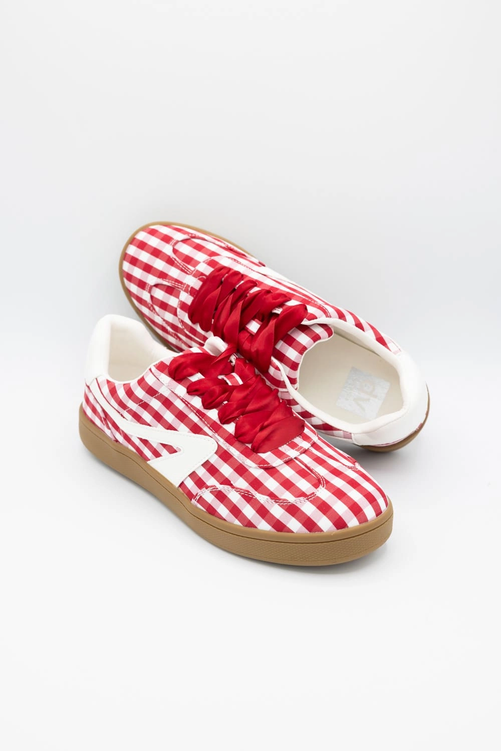 Dolce Vita Voyage Sneakers for Women in Red Gingham | VOYAGE-REDGINGHAM Carl Langenfeld Sneakers