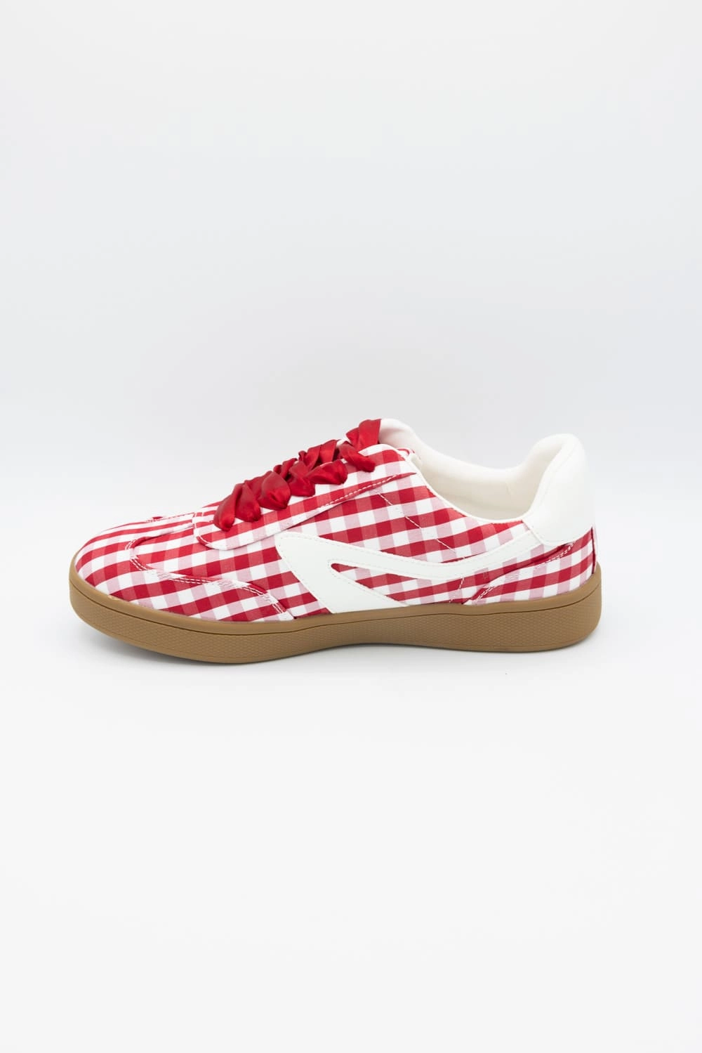Dolce Vita Voyage Sneakers for Women in Red Gingham | VOYAGE-REDGINGHAM Shoe Charms For Sneakers