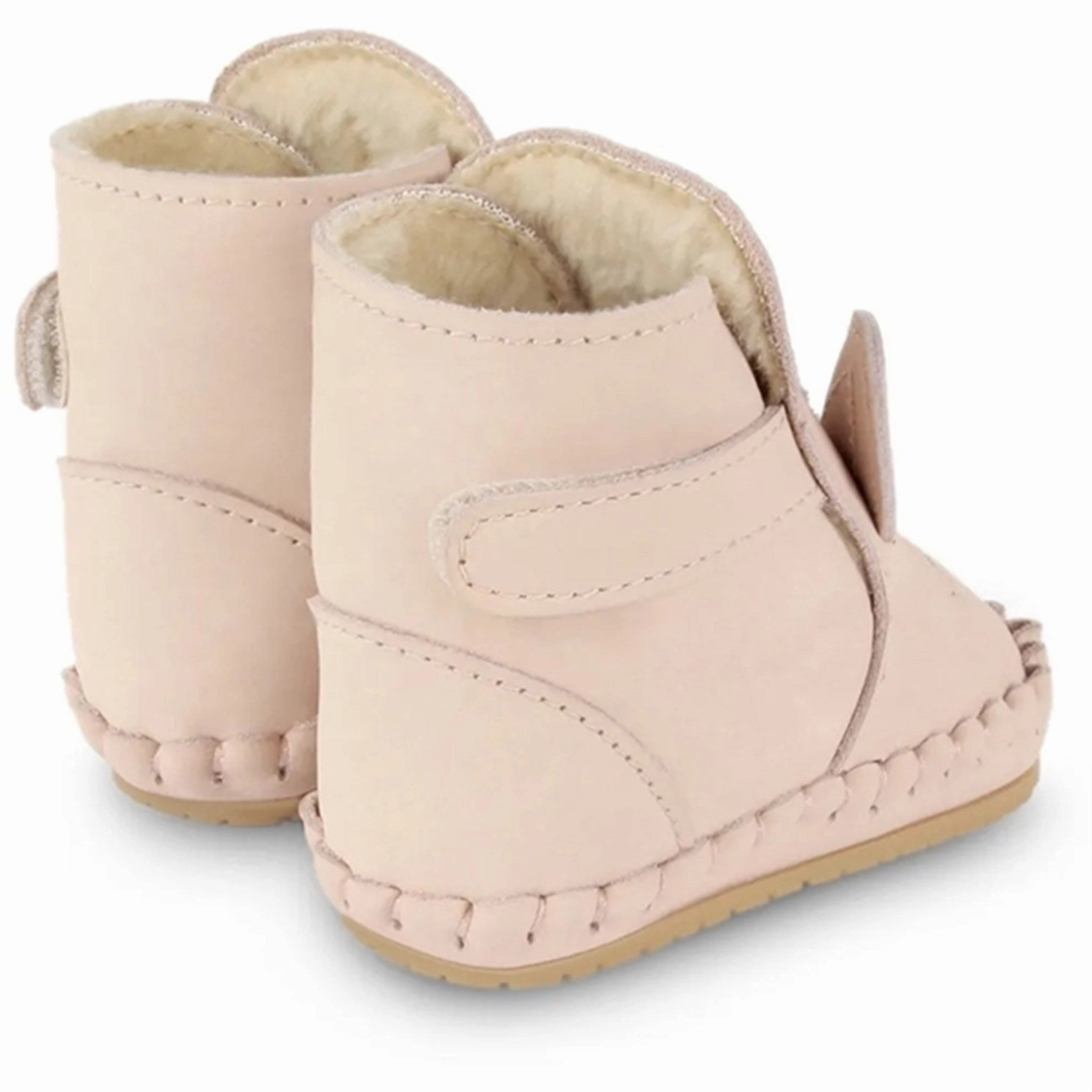 Donsje Baby Kapi Special Lining Futter Unicorn Light Rose Leather Slippers Temple