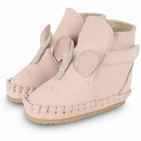 Donsje Baby Kapi Special Lining Futter Unicorn Light Rose Leather Moon Boot Slippers