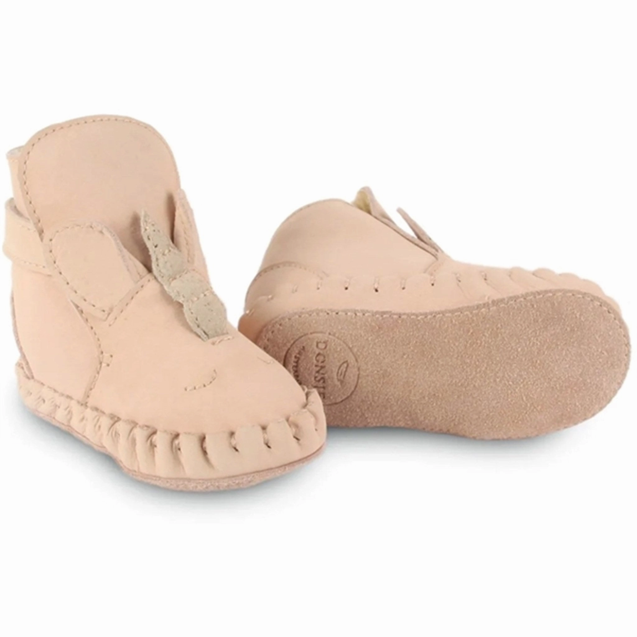 Donsje Baby Kapi Special Lining Futter Unicorn Light Rose Leather Snooki Slippers Frog