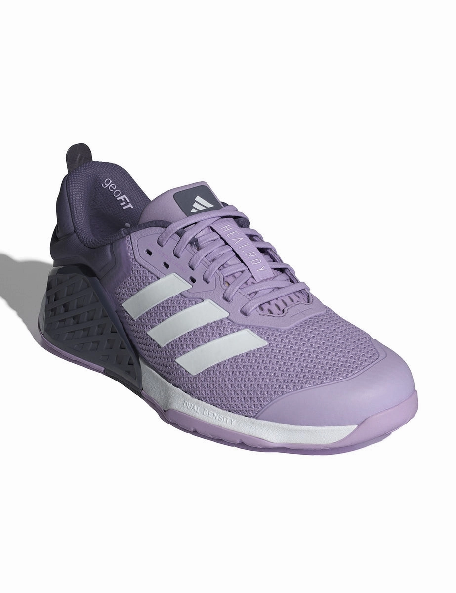 Campus 00s Shoes Adidas Dropset 3 Strength Training Shoes - Powder Plum/Cloud White/Preloved Violet