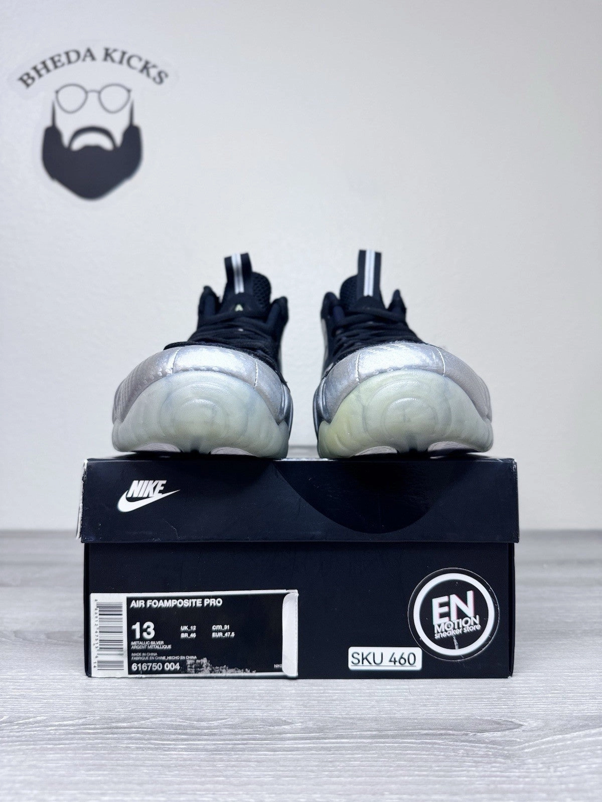 Asics Taka Shoes Size 13 - Nike Air Foamposite Pro Men's 'Silver Surfer' Sneakers 616750-004